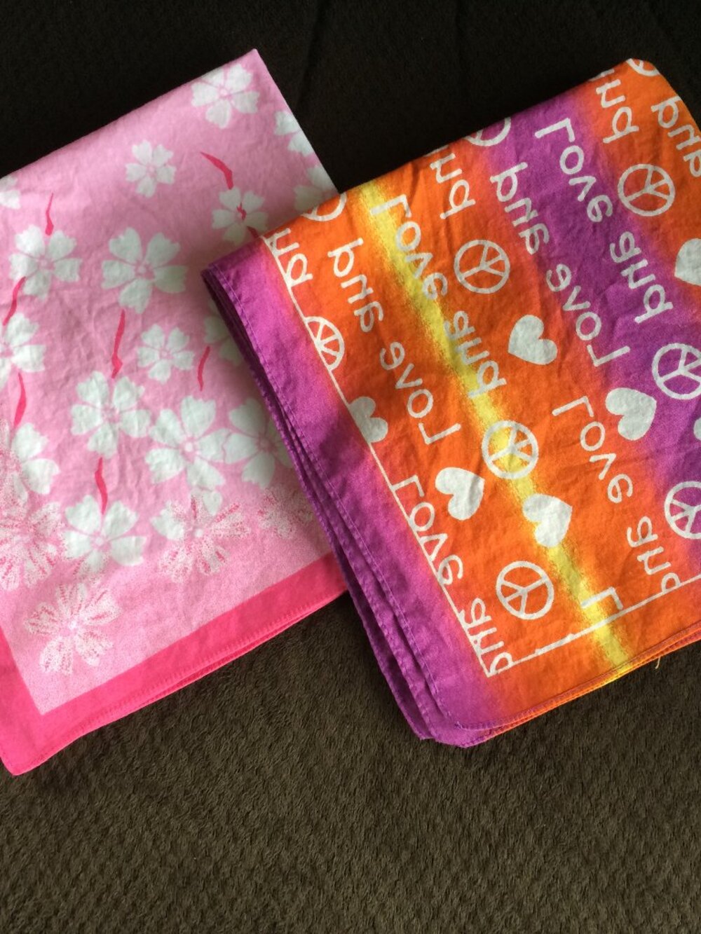 100% Cotton Bandanas Scarves Head Wrap